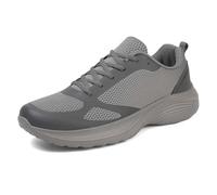 Fashion Sneakers for Men Business Rib Runner Sportschuhe Jogging Walking Beach Shoes Barefoot Comfortable Running Wide Fit Trainers A Must-Have Fashionistas Dark Gray