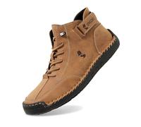 Fashion Sneakers for Men Comfortable Women Outdoor Shoes Arch Support Road Running Athletic Mens Trainers Non-Slip Unisex Wide Barefoot Walking Gym Fitness Brown