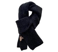 Fashion Solid Warm Cashmere Scarf for Women Winter Design Knitted Neckercheif Thick Woolen Yarn Shawl Neck Wrap