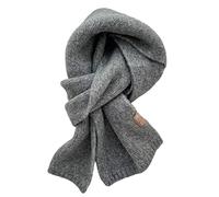 Fashion Solid Warm Cashmere Scarf for Women Winter Design Knitted Neckercheif Thick Woolen Yarn Shawl Neck Wrap