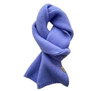 Fashion Solid Warm Cashmere Scarf for Women Winter Design Knitted Neckercheif Thick Woolen Yarn Shawl Neck Wrap