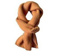 Fashion Solid Warm Cashmere Scarf for Women Winter Design Knitted Neckercheif Thick Woolen Yarn Shawl Neck Wrap