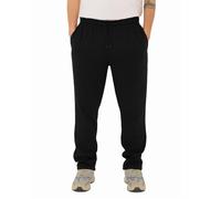 FASHION SOUL Mens Jogging Bottoms Fleece Tracksuit Pants Gym Joggers Sweatpants Casual Work Trousers Elasticated Waist Open Hem UK Size S-5XL Black