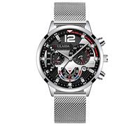 Fashion Sport Men's Stainless Case Analog Wrist Watch Watch that Ends The Night (B, One Size)