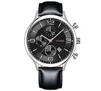 Fashion Sport Men's Stainless Case Belt Analog Wrist Watch Tough Watch (B, One Size)