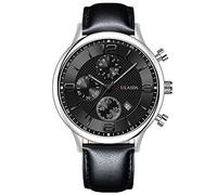Fashion Sport Men's Stainless Case Belt Analog Wrist Watch Watch for Men (C, One Size)