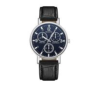 Fashion Sport Men's Stainless Steel Case Belt Band Quartz Analog Wrist Watch Alien Watch (A, One Size)