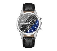Fashion Sport Men's Stainless Steel Case Belt Band Quartz Analog Wrist Watch Bgd140-1a (A, One Size)