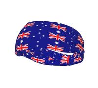 Fashion sports decorative sweatband FUUNTL Australian flag Picture Headbands for men and women