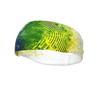 Fashion sports decorative sweatband FUUNTL Brazilian fingerprint Picture Headbands for men and women