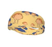 Fashion sports decorative sweatband FUUNTL Crooked Owl Picture Headbands for men and women