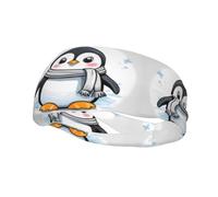 Fashion sports decorative sweatband FUUNTL Cute Penguin Picture Headbands for men and women