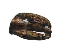 Fashion sports decorative sweatband FUUNTL mallard duck Picture Headbands for men and women