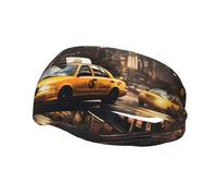 Fashion sports decorative sweatband FUUNTL New York Fashion City Picture Headbands for men and women