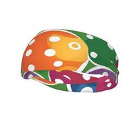 Fashion sports decorative sweatband FUUNTL Pickleball Balls Colors Pattern Picture Headbands for men and women