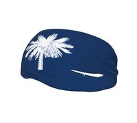 Fashion sports decorative sweatband FUUNTL South Carolina Flag Picture Headbands for men and women
