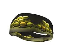 Fashion sports decorative sweatband FUUNTL Tennis diagram Picture Headbands for men and women