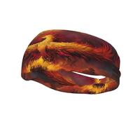 Fashion sports decorative sweatband YYHHAOFA Fantasy Phoenix Printed Headbands for men and women