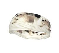 Fashion sports decorative sweatband YYHHAOFA french poodle Printed Headbands for men and women