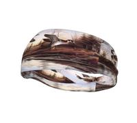 Fashion sports decorative sweatband YYHHAOFA Mallard Ducks Printed Headbands for men and women