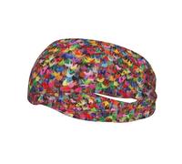 Fashion sports decorative sweatband YYHHAOFA Origami Paper Cranes Printed Headbands for men and women
