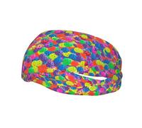 Fashion sports decorative sweatband YYHHAOFA Pickleball Balls Colors Pattern Printed Headbands for men and women