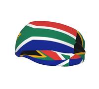 Fashion sports decorative sweatband YYHHAOFA South Africa flag Printed Headbands for men and women