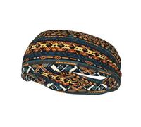 Fashion sports decorative sweatband YYHWHJDE African Tribal Ethnic Texture Pattern Headbands for men and women