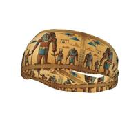 Fashion sports decorative sweatband YYHWHJDE Ancient Egypt Tribe Series Pattern Headbands for men and women
