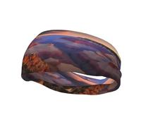 Fashion sports decorative sweatband YYHWHJDE Beauty Grand Canyon Pattern Headbands for men and women