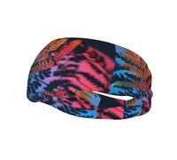 Fashion sports decorative sweatband YYHWHJDE Colorful tree shadows Pattern Headbands for men and women