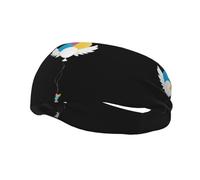 Fashion sports decorative sweatband YYHWHJDE Colorful wings balloons Pattern Headbands for men and women