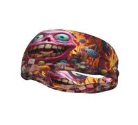 Fashion sports decorative sweatband YYHWHJDE dead candy Pattern Headbands for men and women