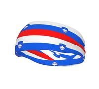 Fashion sports decorative sweatband YYHWHJDE Flag of Slovenia Pattern Headbands for men and women