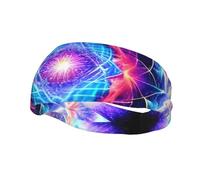Fashion sports decorative sweatband YYHWHJDE Four Dimensional Space Pattern Headbands for men and women