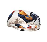 Fashion sports decorative sweatband YYHWHJDE French Roosters Pattern Headbands for men and women