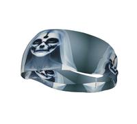 Fashion sports decorative sweatband YYHWHJDE Ghostly Gaze Pattern Headbands for men and women