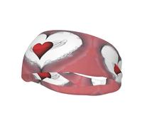 Fashion sports decorative sweatband YYHWHJDE Have a loving heart Pattern Headbands for men and women