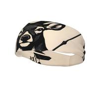 Fashion sports decorative sweatband YYHWHJDE Hunting Arrows Triangles Deer Pattern Headbands for men and women