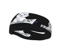 Fashion sports decorative sweatband YYHWHJDE Kitten on musical notes Pattern Headbands for men and women