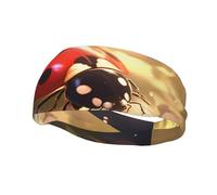 Fashion sports decorative sweatband YYHWHJDE Lovely Ladybug Pattern Headbands for men and women