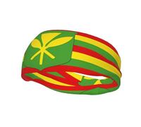 Fashion sports decorative sweatband YYHWHJDE Native Hawaiian Flag Pattern Headbands for men and women