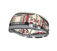 Fashion sports decorative sweatband YYHWHJDE taekwondo martial arts Pattern Headbands for men and women