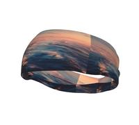 Fashion sports decorative sweatband YYHWHJDE The endless sea. Pattern Headbands for men and women