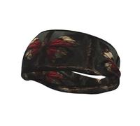 Fashion sports decorative sweatband YYHWHJDE The Imprisoned Butterfly Pattern Headbands for men and women