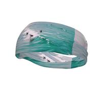Fashion sports sweatband WHJDPP Beach Surf Printing Headbands Absorb sweat for men and women