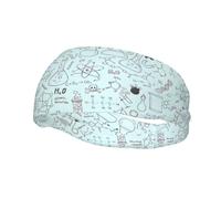 Fashion Sports Sweatband Whjshop Chemistry Print Prints Headbands Absorb Sweat For Men And Women
