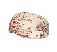 Fashion Sports Sweatband Whjshop Japanese Spring Plum Floral Prints Headbands Absorb Sweat For Men And Women