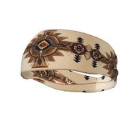 Fashion sports sweatband WHJSHOP Native American Painting Printed Headbands Absorb sweat for men and women