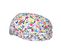 Fashion sports sweatband YUGTAEE Mexican Otomi Animals Picture Headbands Absorb sweat for men and women